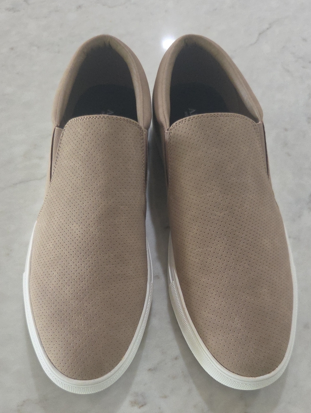 Alfani Men's Slip-On Casual Sneakers in Taupe